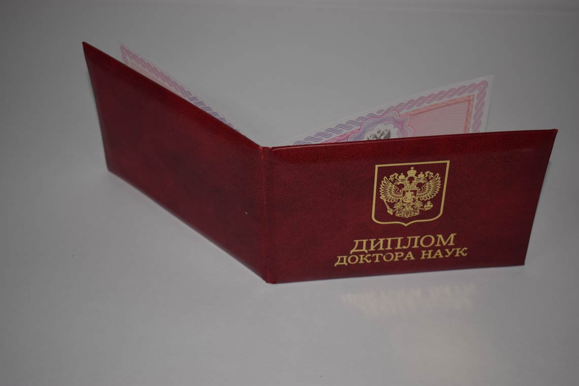 Диплом Доктора Наук 2013-2025 в Иваново корка